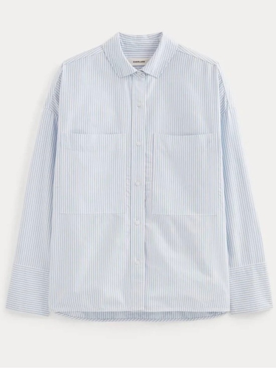Everlane Tops - NWT! | EVERLANE Women’s The Boxy Oxford in White / Blue Stripe | Size XXS